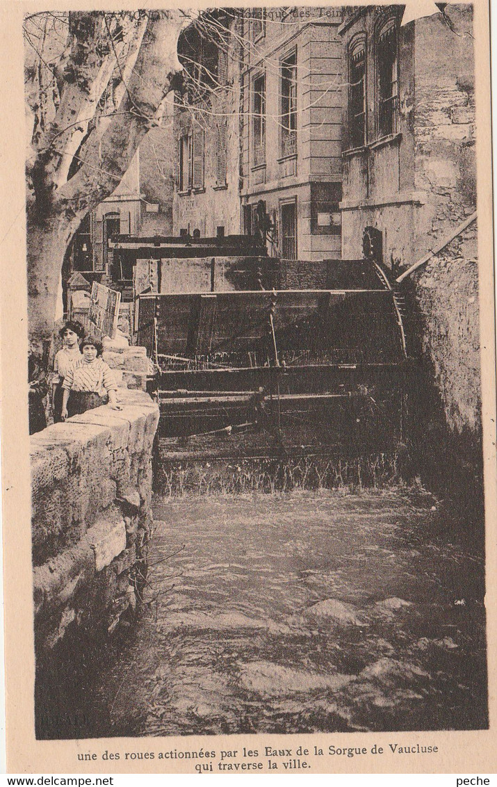 N° 8236 R -cpa Avignon -moulin à Eaux De La Sorgue- - Moulins à Eau