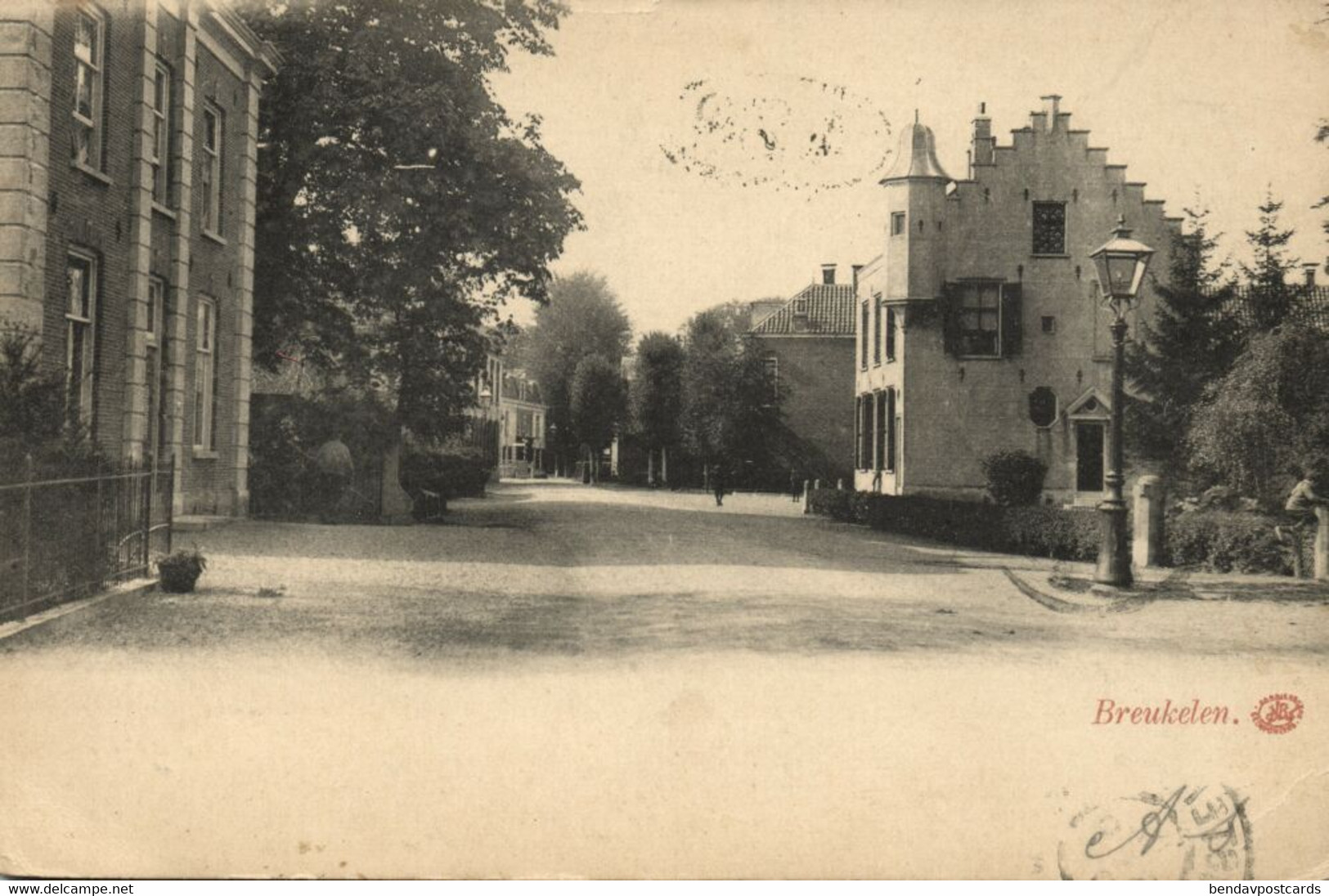 Nederland, BREUKELEN, Straat Scene (1901) Ansichtkaart - Breukelen