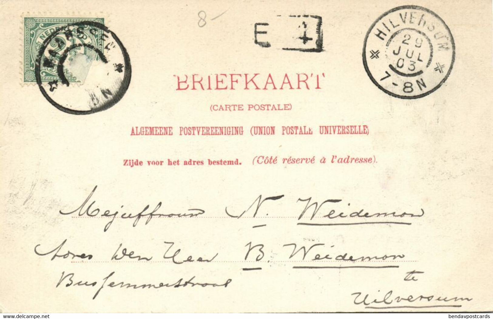 Nederland, MAARSSEN, Huize Bolenstein (1903) Ansichtkaart - Maarssen