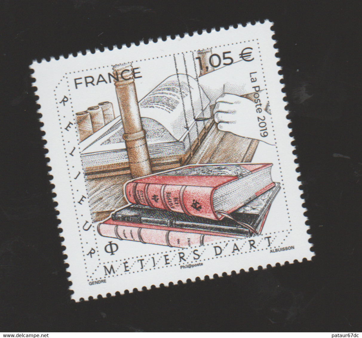 FRANCE / 2019 / Y&T N° 5344 ** : "Métiers D'art" (Le Relieur) X 1 - Nuevos