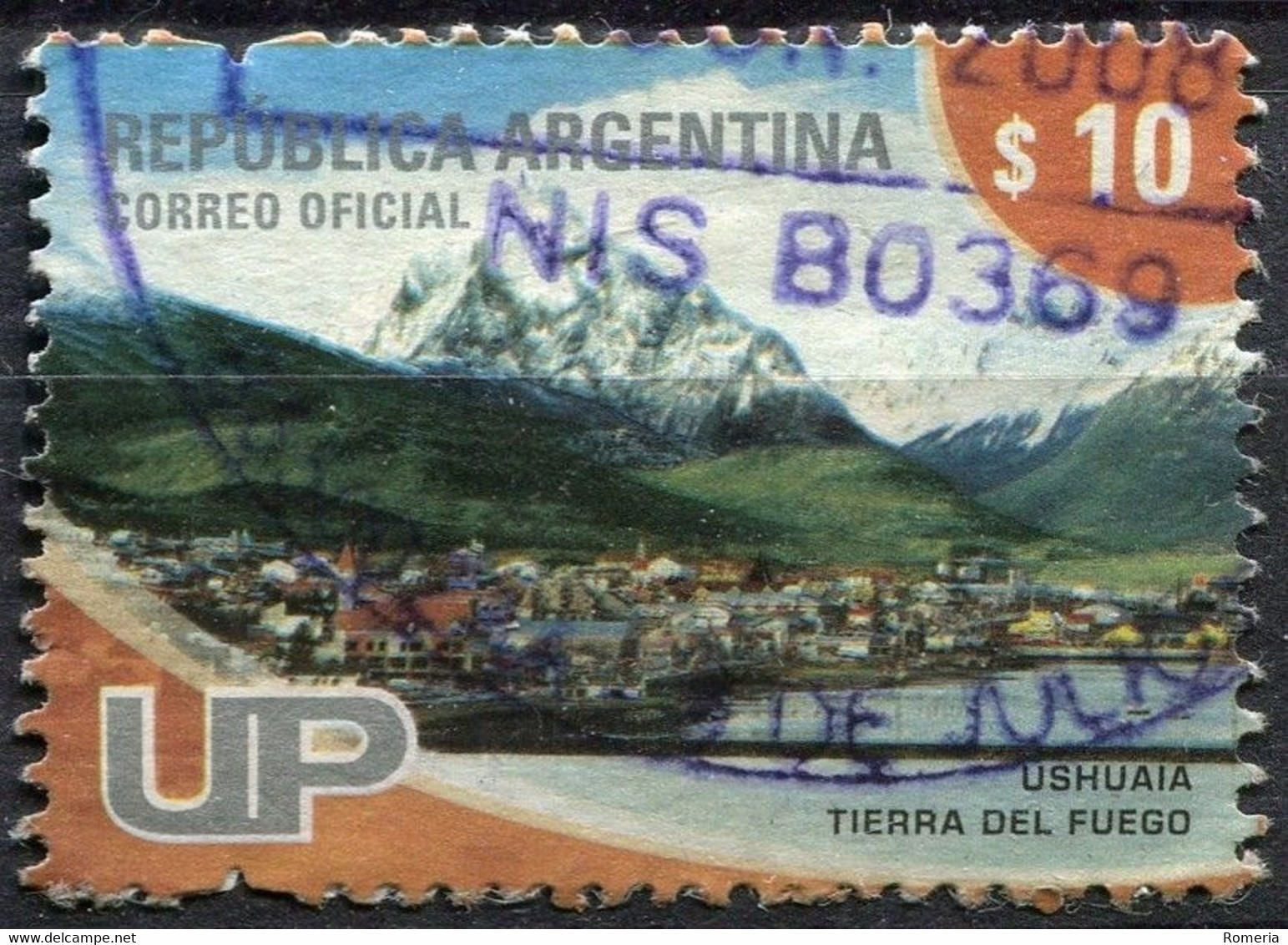 Argentine - 2008 - Yt 2779 - Série Courante - Ushuia - Obl. - Used Stamps