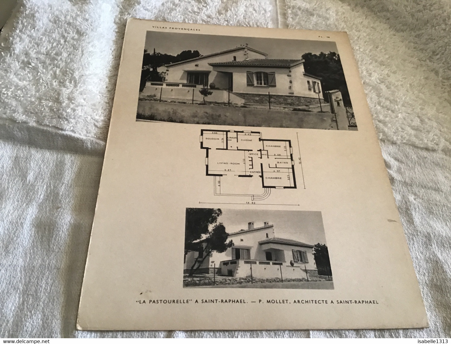 Villas Provençales Sur Carton Planche Plan De La Maison  Architecte  À Saint-Raphaël Maison à Saint-Raphaël - Architecture