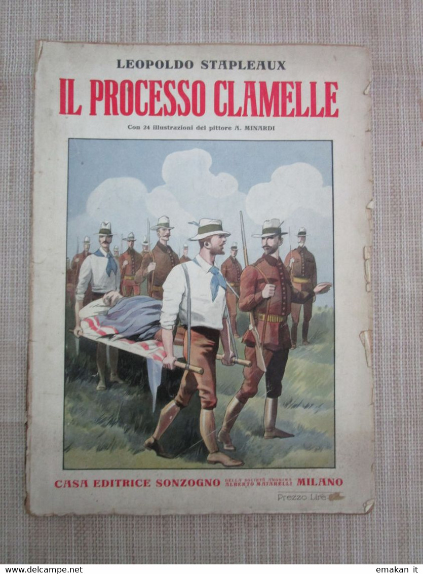 #  IL PROCESSO CLAMELLE / SONZOGNO 1932 RACCONTO - Classic (1930-50)