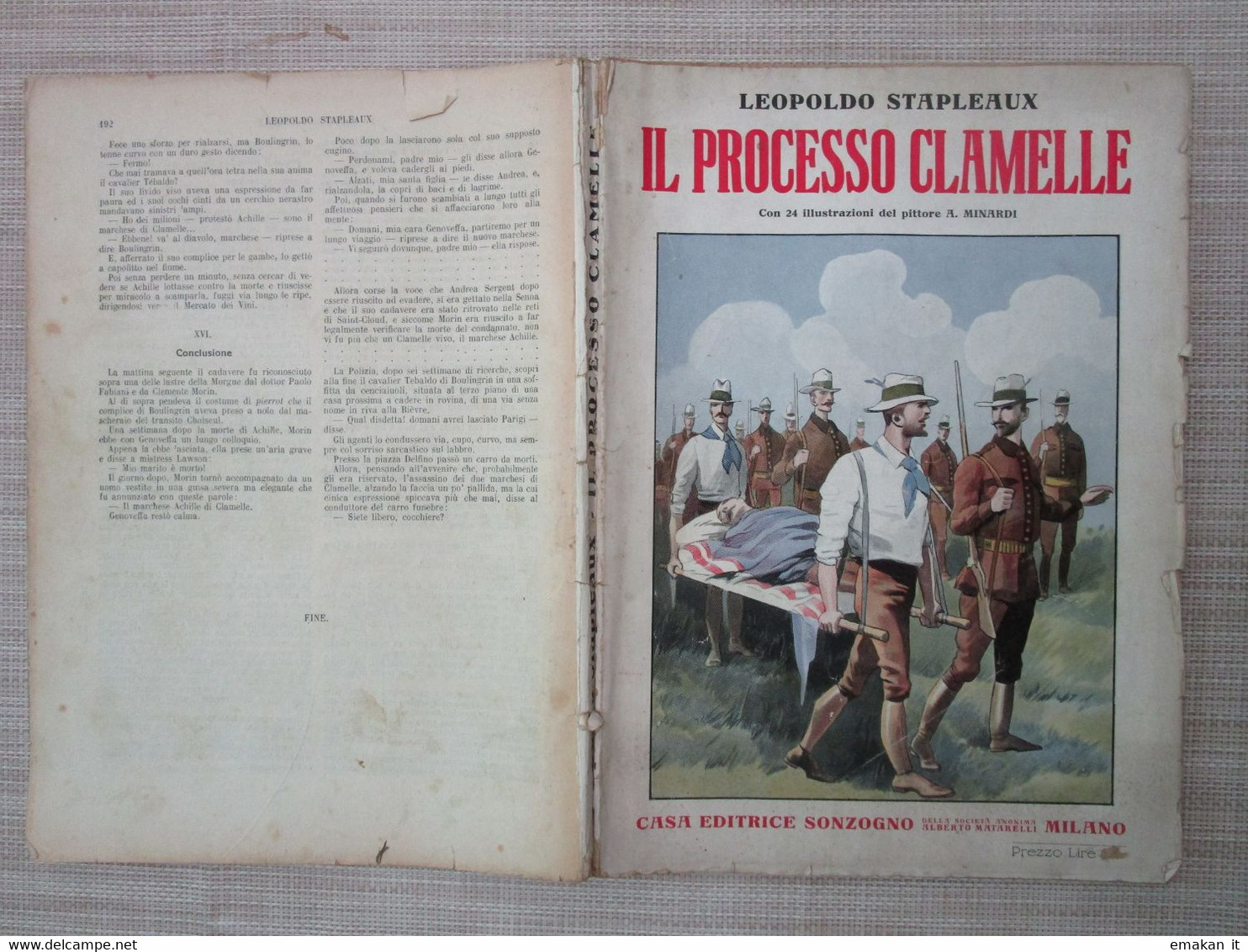 #  IL PROCESSO CLAMELLE / SONZOGNO 1932 RACCONTO - Classici 1930/50
