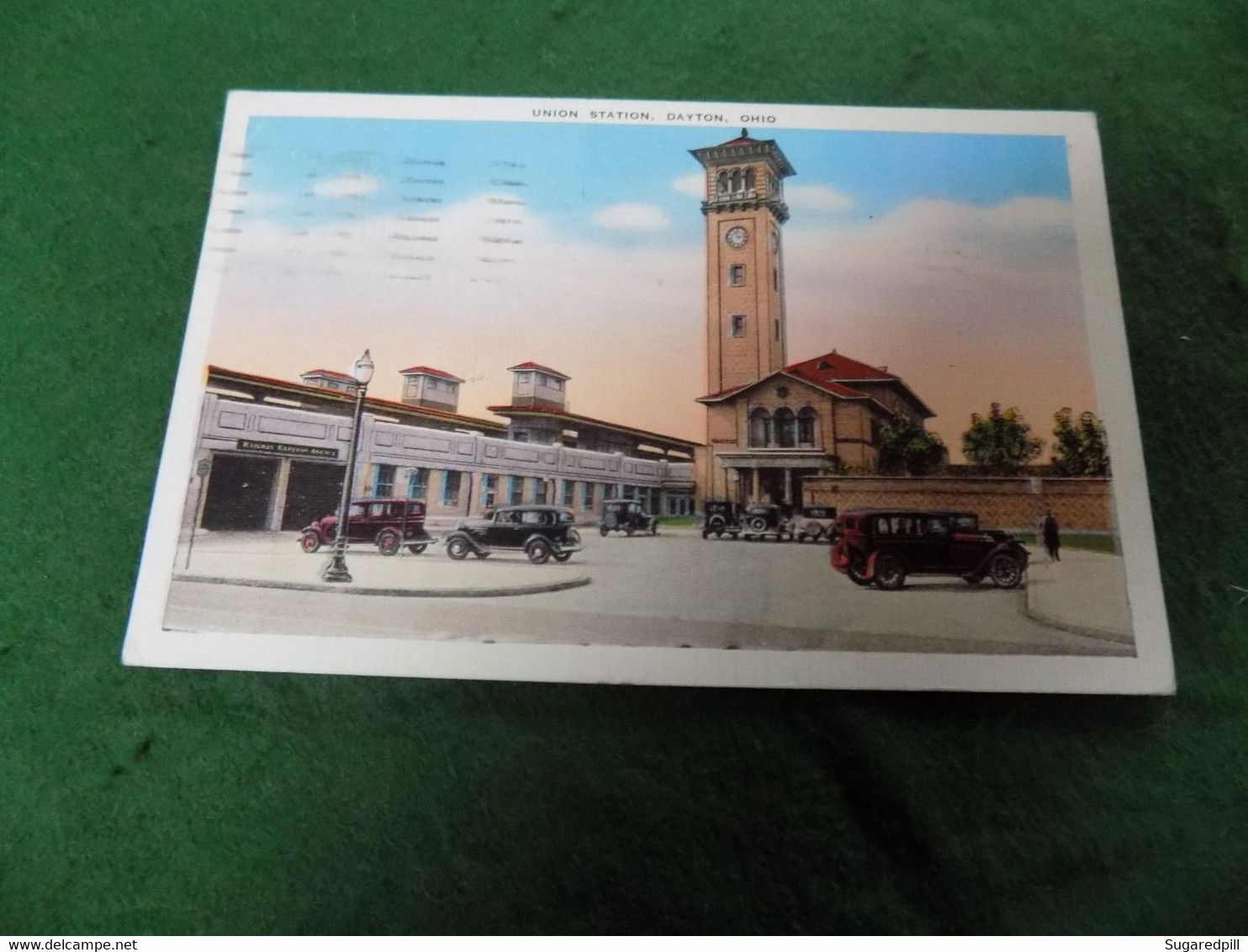 VINTAGE USA: OH Dayton Union Station Tint 1943 Wilkie - Dayton