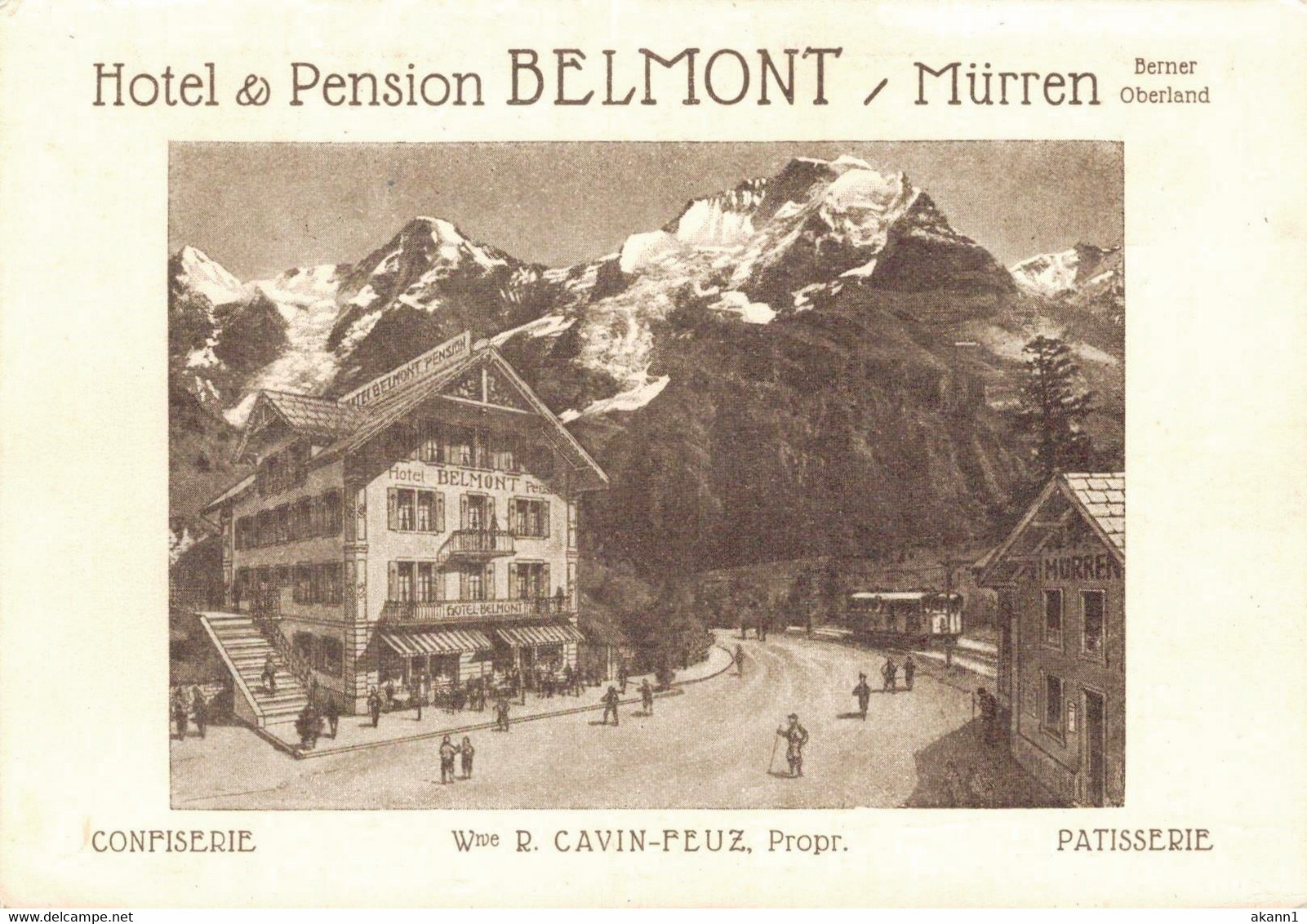 78324- Hotel Belmont Mürren Berner Oberland Kanton Bern - Belmont