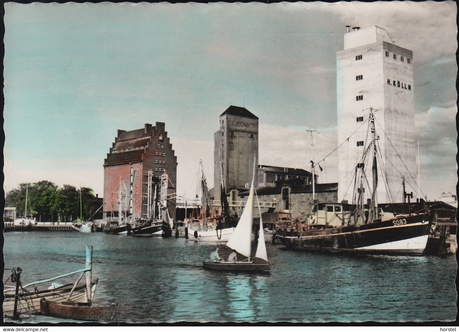 D-23769 Insel Fehmarn - Hafen Burgstaaten - Fischerboote (1960 Gel.) - Fehmarn