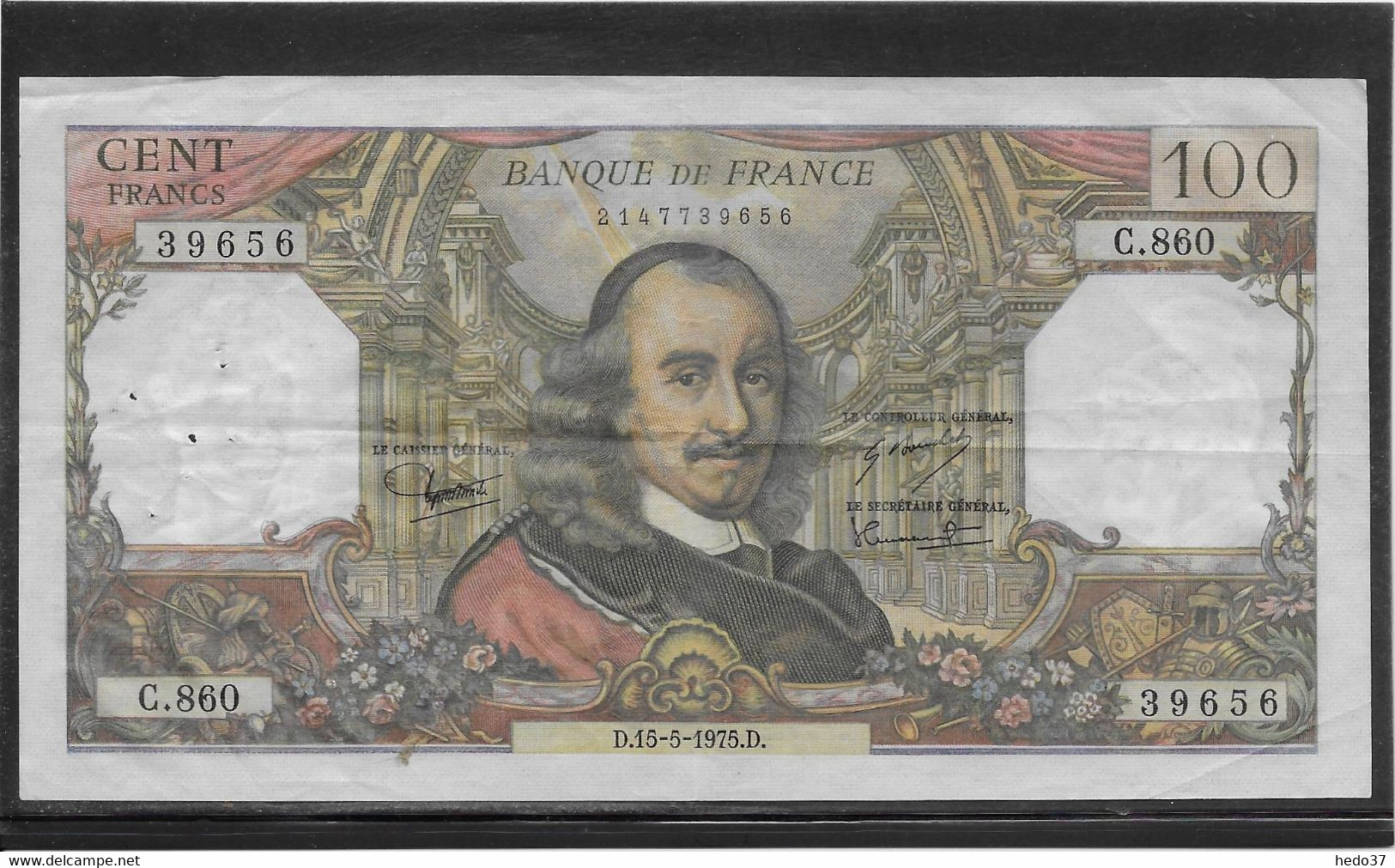 France 100 Francs Corneille - Fayette N°65-64 - TTB - 100 F 1964-1979 ''Corneille''