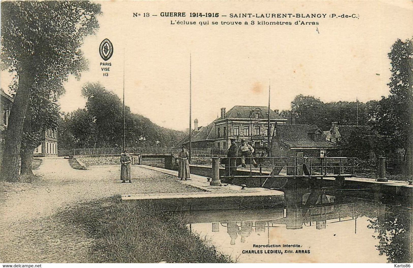 St Laurent Blangy * L'écluse De La Commune - Saint Laurent Blangy