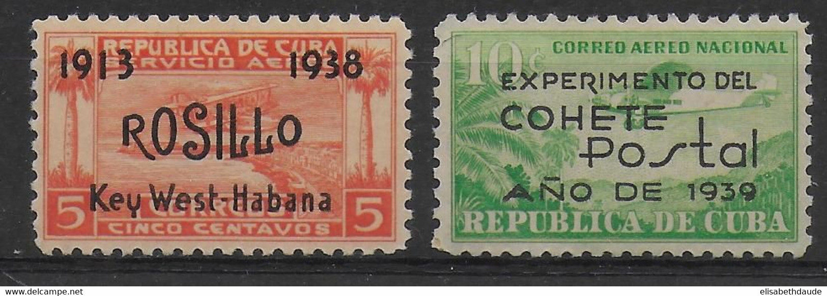 1938/39 - POSTE AERIENNE YVERT 30/31 ** MNH - COTE = 77.5 ++ EUR. - - Nuevos