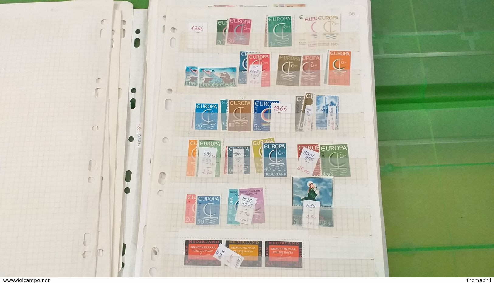 lot n° TH 666 EUROPA un bon lot de timbres neufs xx