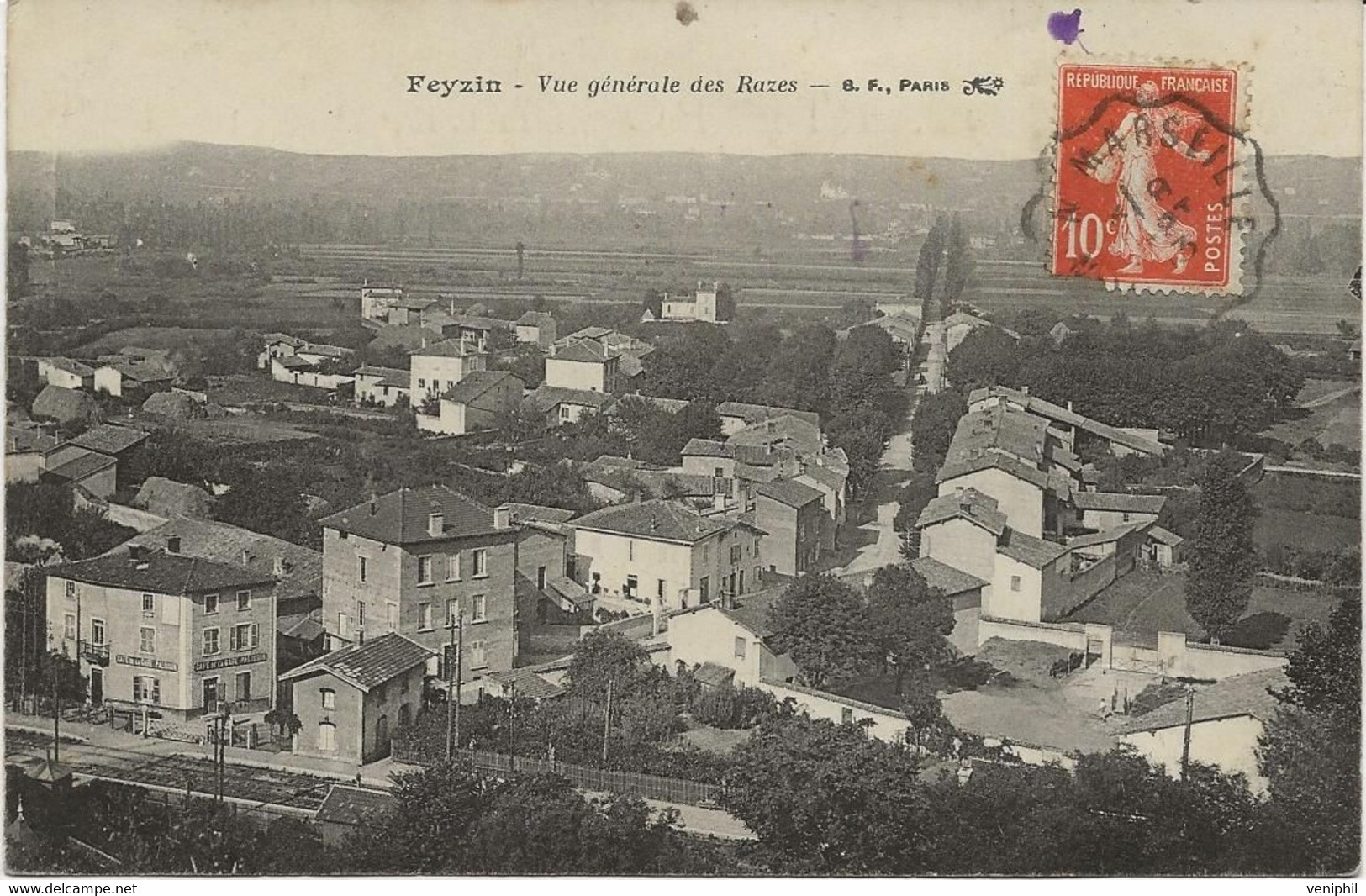 FEYZIN - VUE GENERALE DES RAZES - ANNEE 1919 - Feyzin