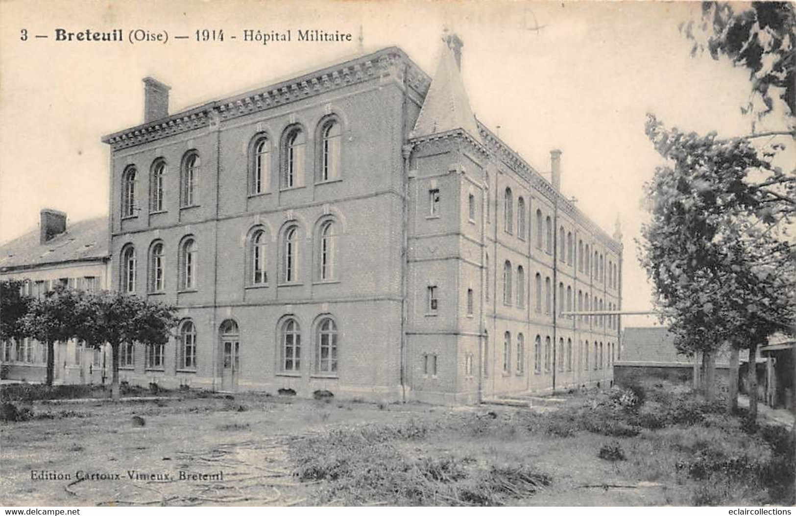 Breteuil          60         Hôpital Militaire       (voir Scan) - Breteuil