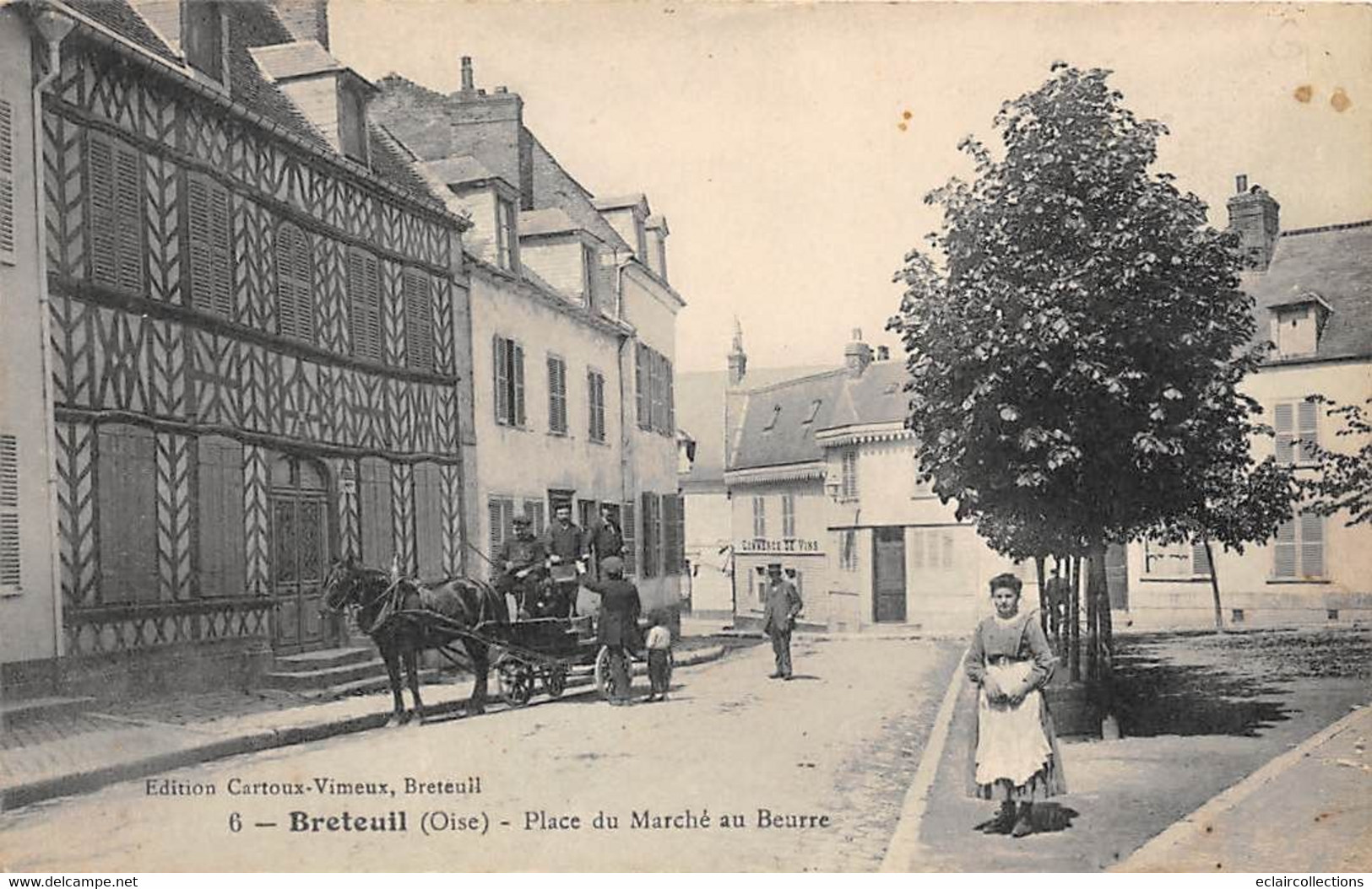 Breteuil          60        Place Du Marché Au Beurre      (voir Scan) - Breteuil