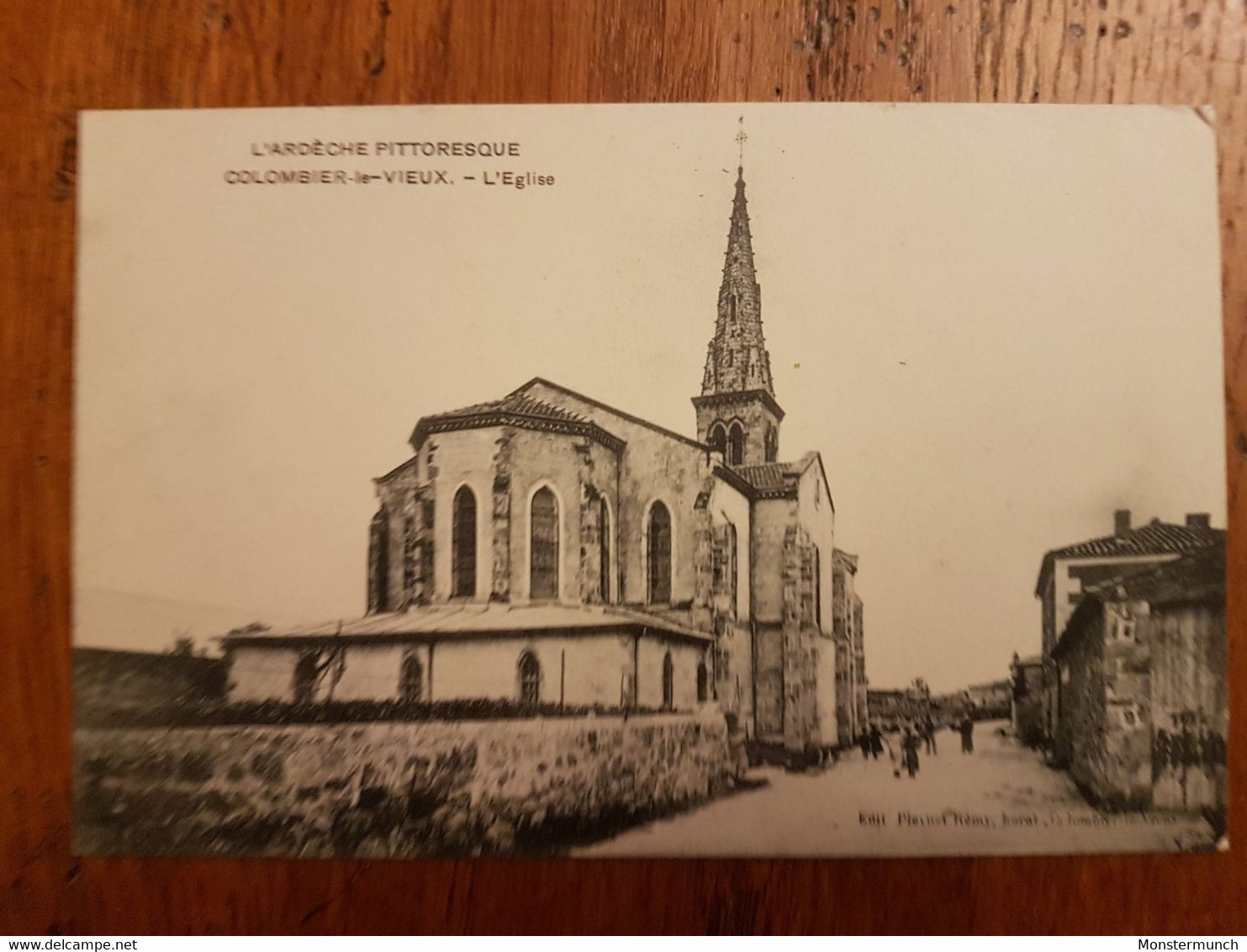 CPA - COLOMBIER-LE-VIEUX - L'EGLISE - Sonstige & Ohne Zuordnung