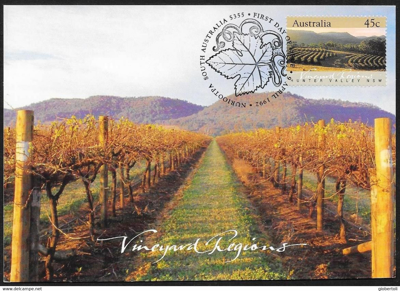 Australia/Australie: Intero, Stationery, Entier, Maximum, Vigneto, Vineyard, Vignoble - Agriculture