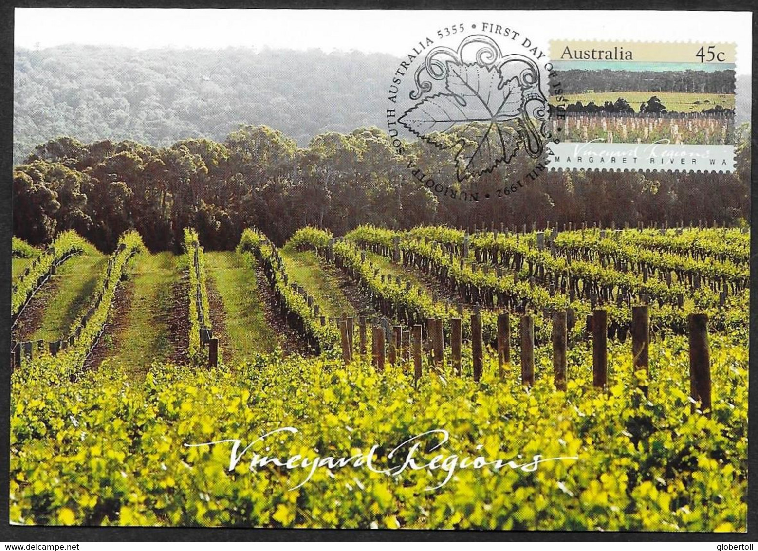 Australia/Australie: Intero, Stationery, Entier, Maximum, Vigneto, Vineyard, Vignoble - Agriculture