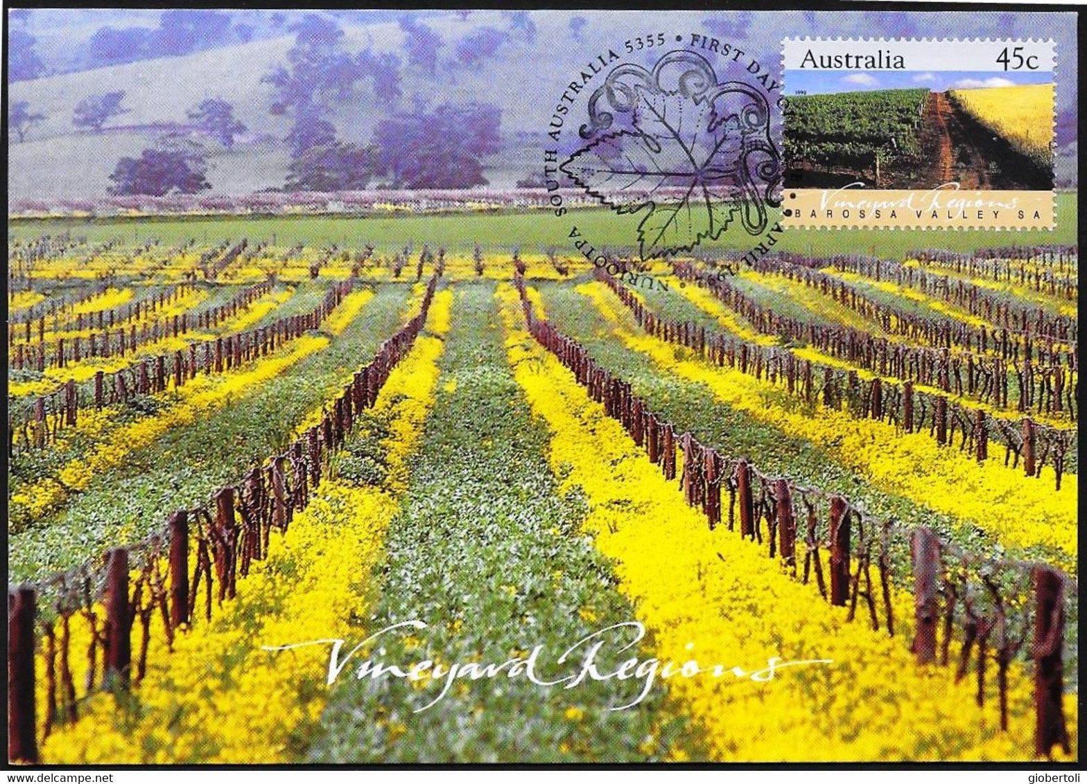 Australia/Australie: Intero, Stationery, Entier, Maximum, Vigneto, Vineyard, Vignoble - Agriculture