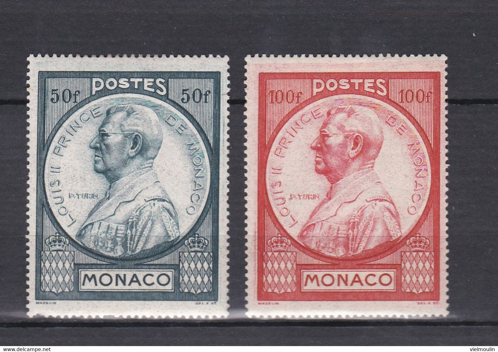 TIMBRES MONACO  PRINCE LOUIS II * DU N° 285 AU 286 PM - Autres & Non Classés