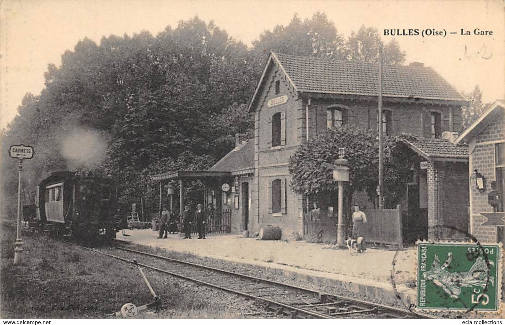 Bulles         60        Intérieur De La Gare -train-       (voir Scan) - Autres & Non Classés