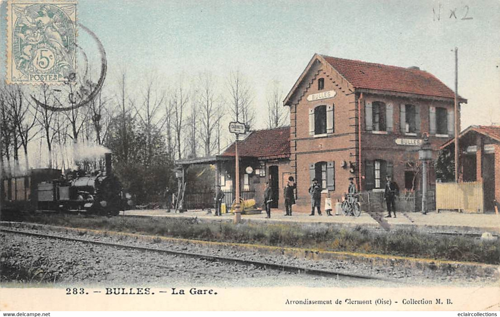 Bulles         60        Intérieur De La Gare -train- N°283. Couleur        (voir Scan) - Other & Unclassified