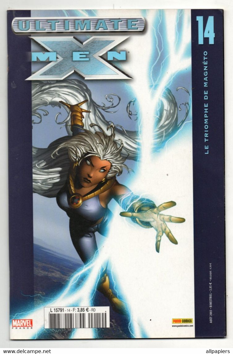 Comics X-MEN Ultimate N°14 Le Retour Du Roi Prologue - Le Triomphe De Magnéto - Estampillé X De 2003 - XMen