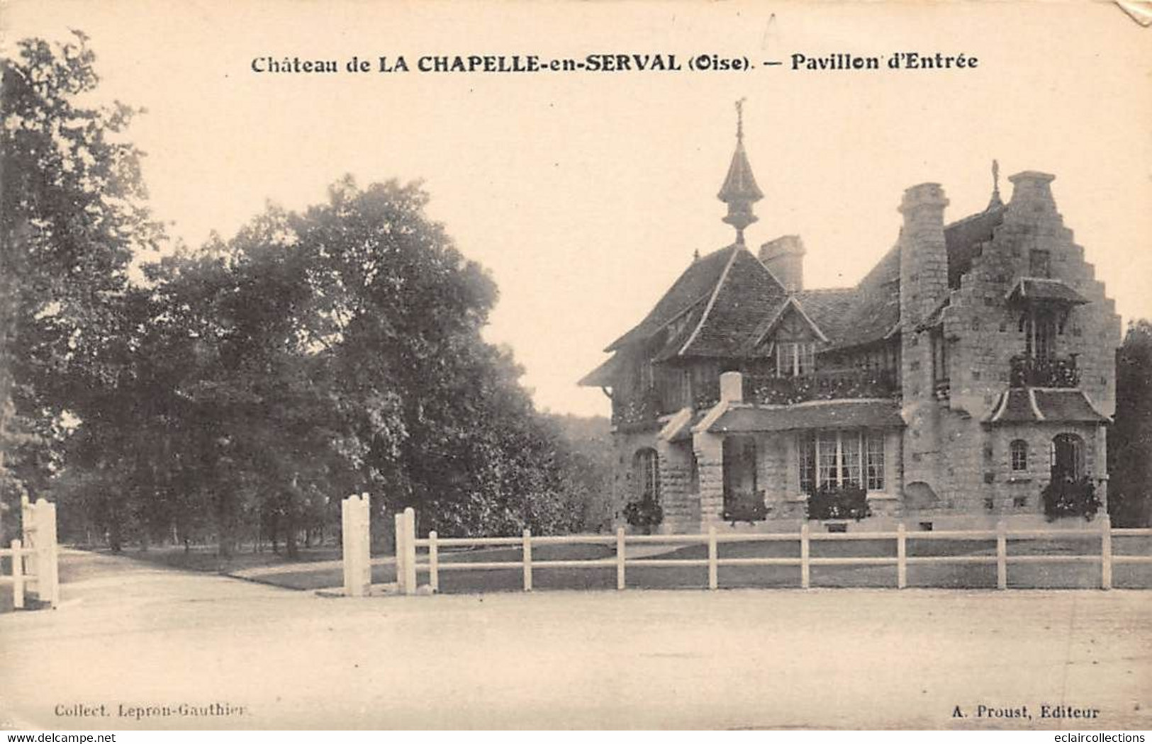 La Chapelle En Serval         60        Pavillon D'entrée Du Château         (voir Scan) - Other & Unclassified