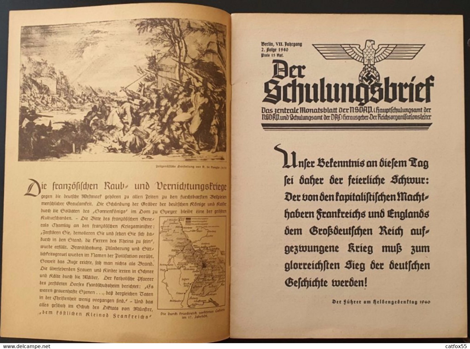 DER SCHULUNGSBRIEF - TAUSEND JUHRE KAMPF UM DIE WESTGRENZE - 5. Guerras Mundiales