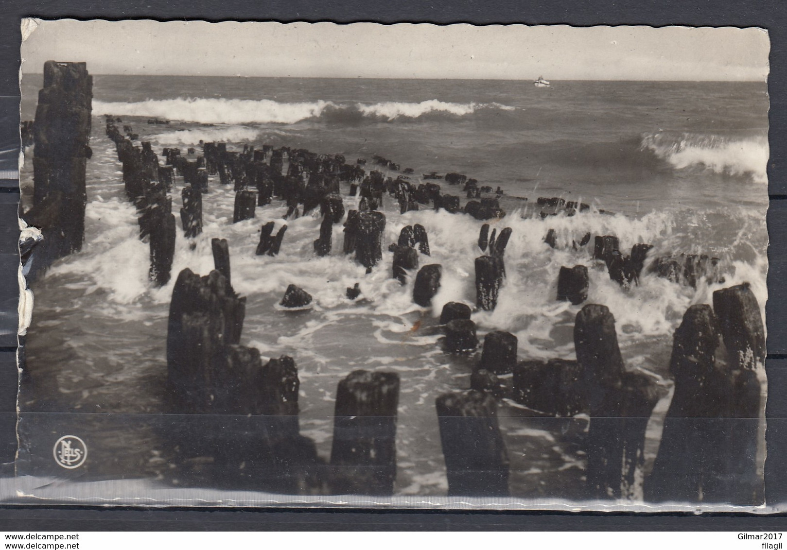 Postkaart Van Knokke Naar Antwerpen - 1951-1975 Lion Héraldique