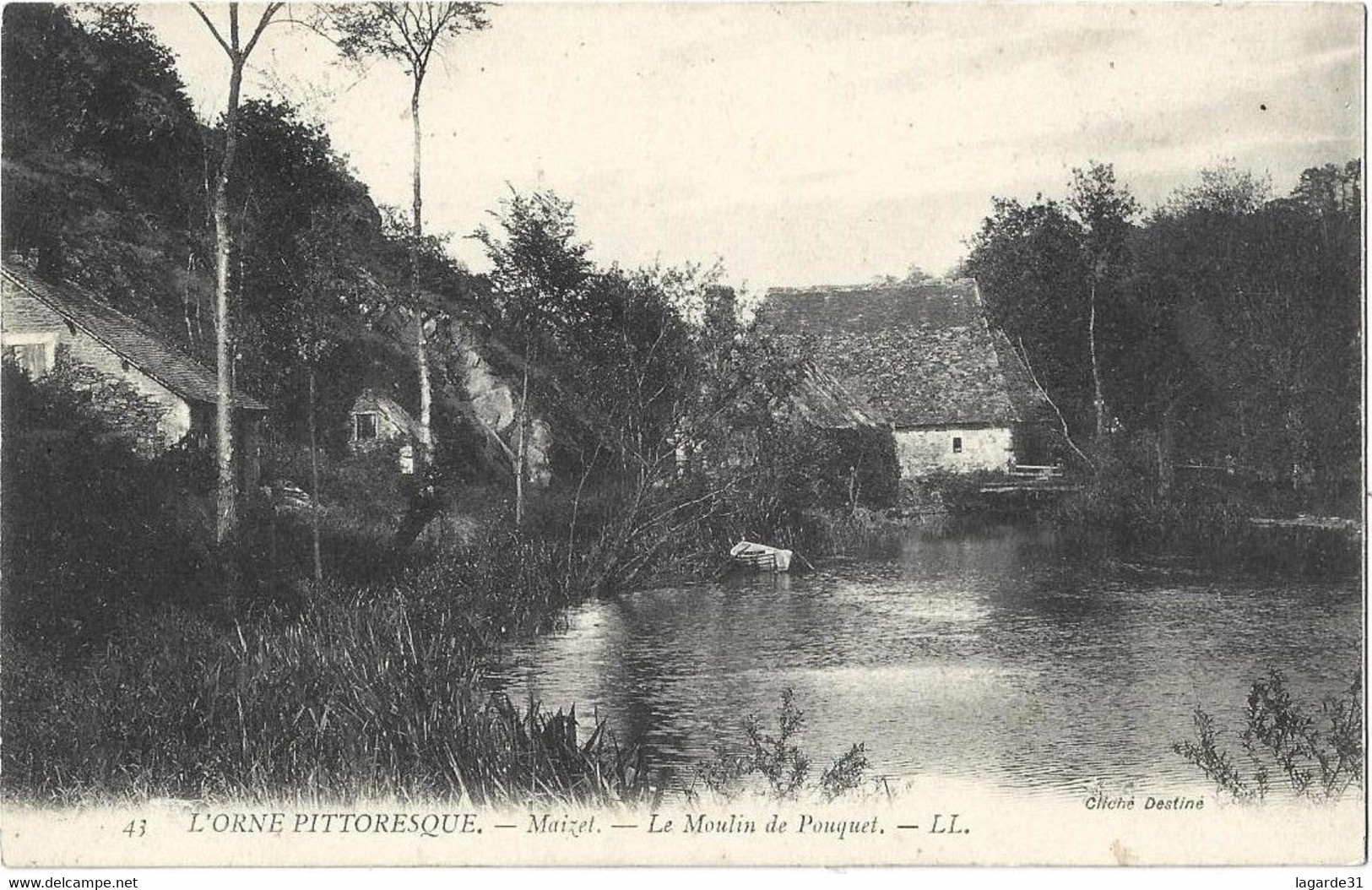 Lot De 5 Cpa Moulins A Eaux - Wassermühlen