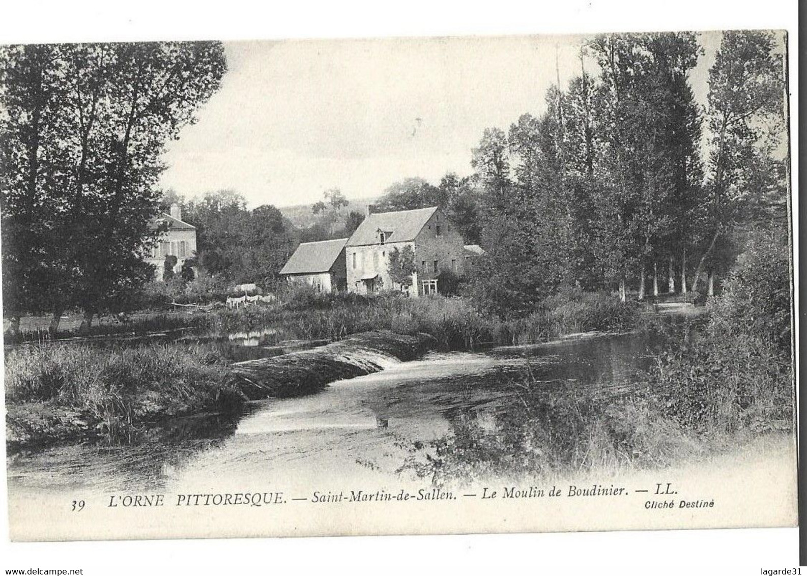 Lot De 5 Cpa Moulins A Eaux - Water Mills