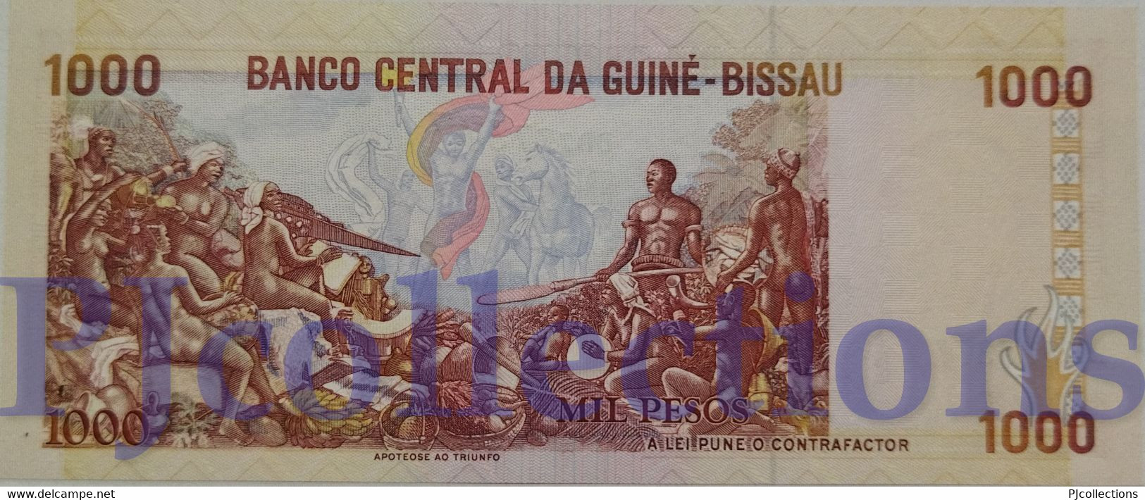 GUINEA BISSAU 1000 PESOS 1993 PICK 13b UNC - Guinee-Bissau