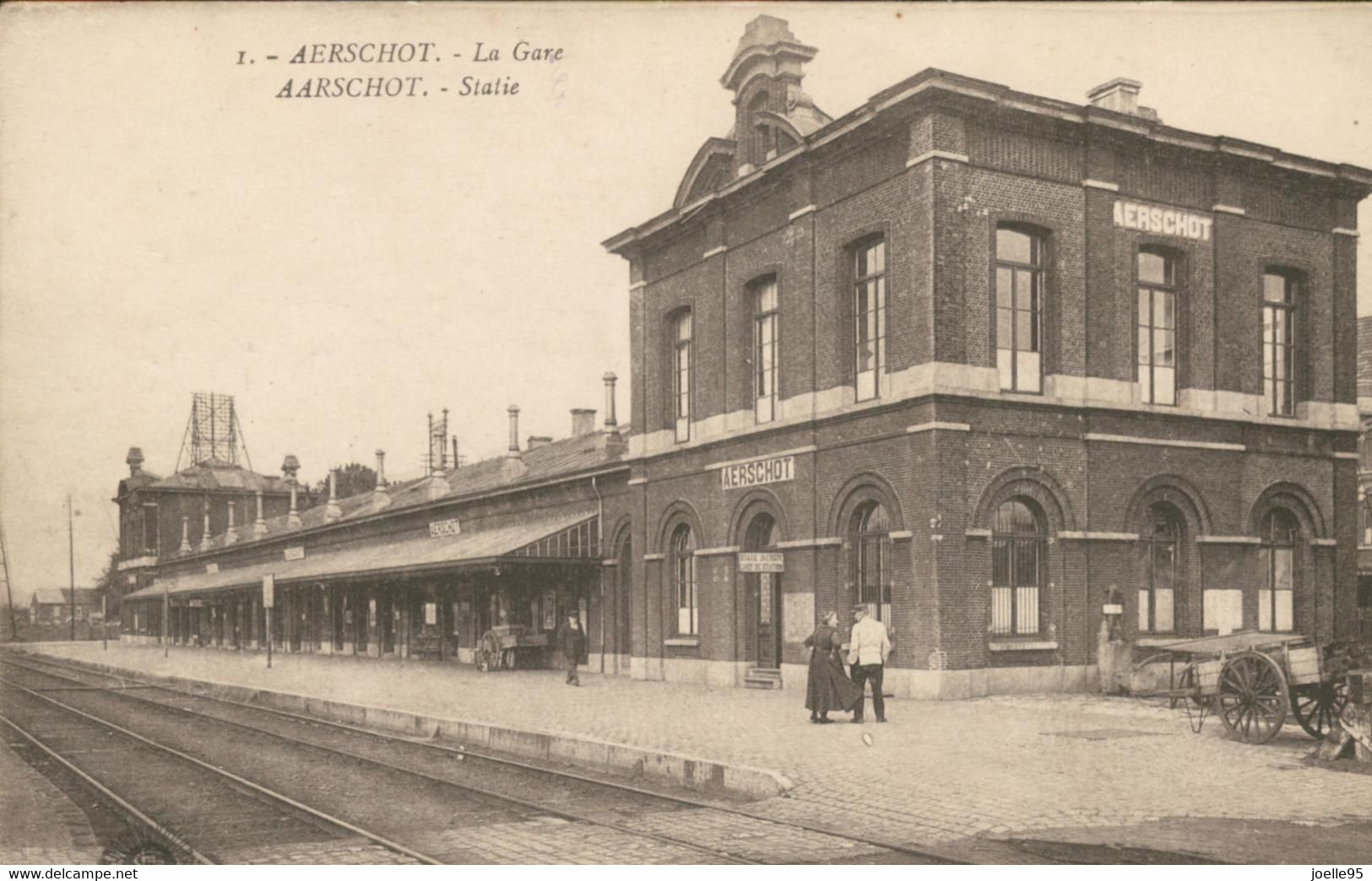 België - Aarschot - Statie - La Gare - 1910 - Aarschot