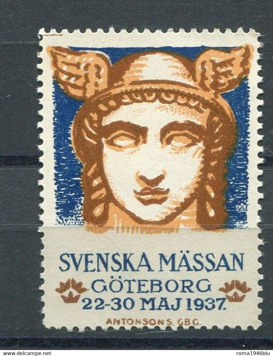 GOTENBORG 1937  SVENSKA MASSAN - Erinnophilie