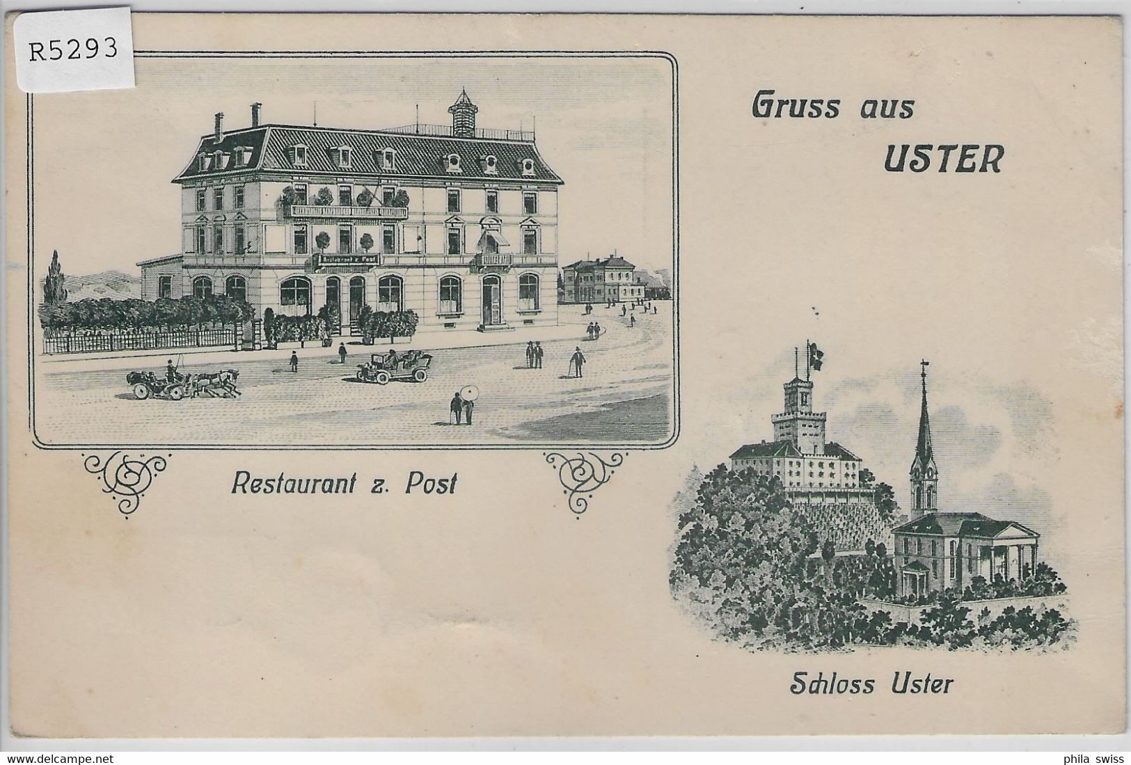 Gruss Aus Uster - Restaurant Z. Post - Schloss Uster - Uster