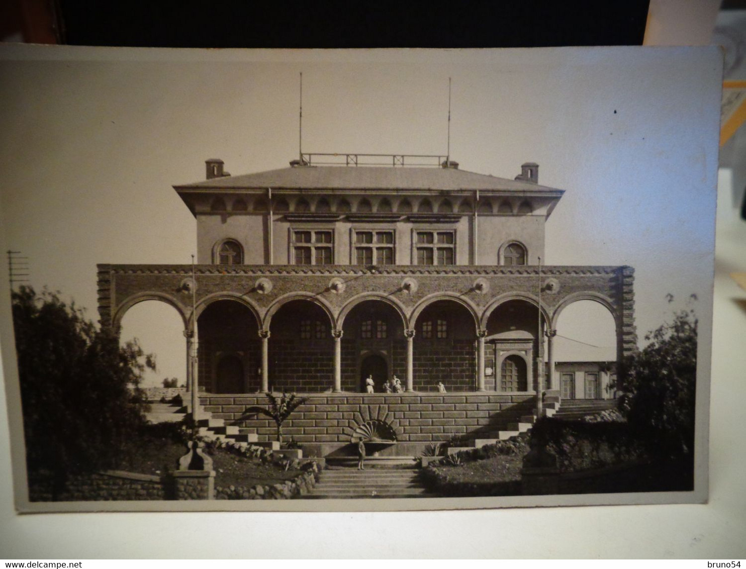 Cartolina Asmara Il Teatro Eritrea 1934 Formato Piccolo - Erythrée