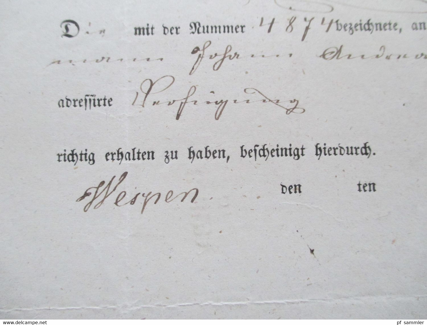 Altdeutschland Sachsen 26.8.1854 Beleg Königl. Post Expedition Der Bureau Vorstand Stp. K. Pr. Post Exped. Barby - Saxony