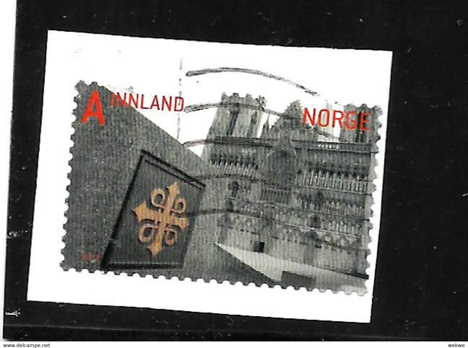 NORWEGEN 002 / Fragment Mit Kirche 2008 O - Used Stamps