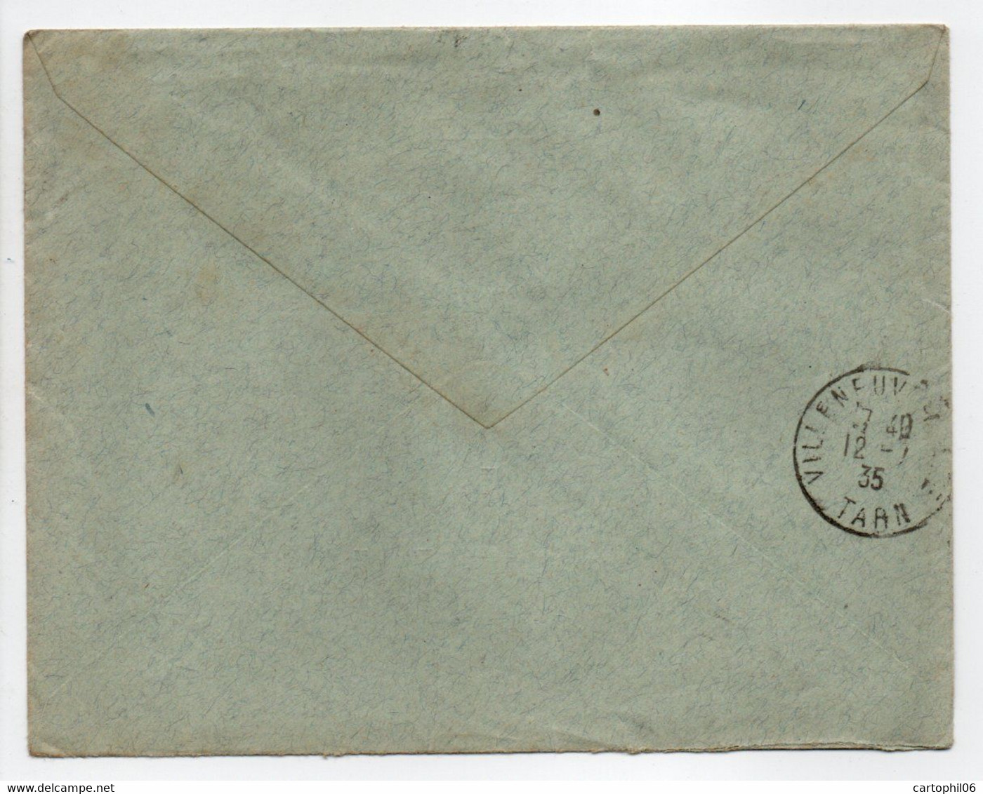 - Lettre VOITURES Edmond REYNÉS, GAILLAC Pour LA BARTHARIÉ / MAILHOC Via VILLENEUVE-SUR-VÈRE (Tarn) 12.7.1935 - - Cartas & Documentos