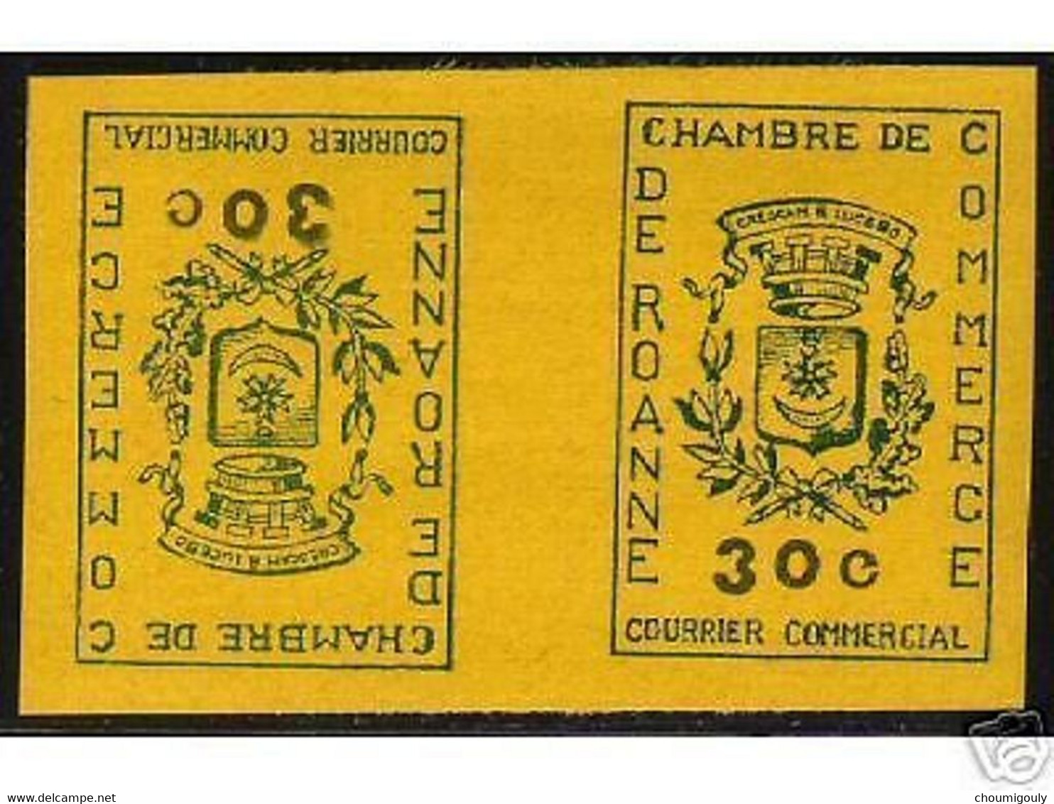 FRANCE STAMP TIMBRE DE GREVE CERES N° 11 ROANNE 1968 EN PAIRE TETE BECHE NEUF Xx LUXE - Other & Unclassified