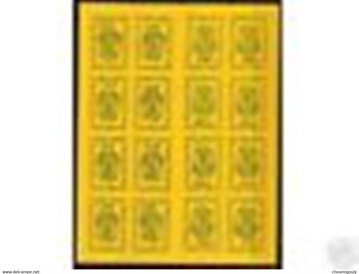 FRANCE STAMP TIMBRE DE GREVE CERES N° 11 ROANNE 1968 EN FEUILLE ENTIERE AVEC TETE BECHES NEUF Xx LUXE - Other & Unclassified
