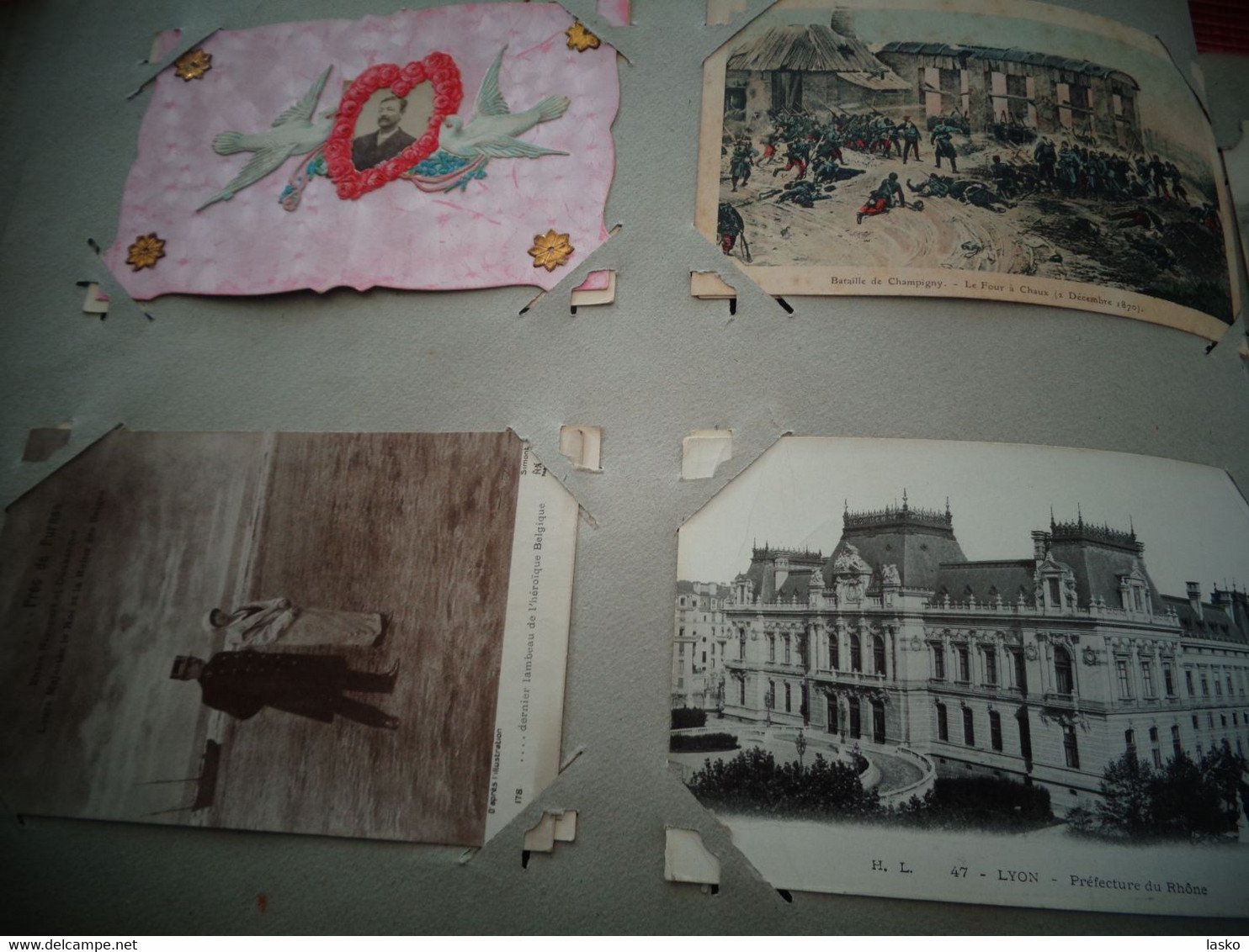 ALBUM DE CARTES ANCIENNES DE FAMILLE , FRANCE - ETRANGER - TOUTES LES CARTES SONT SCANER