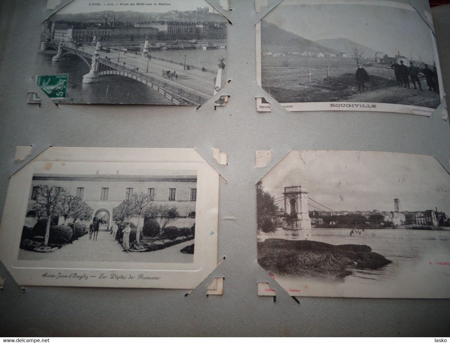 ALBUM DE CARTES ANCIENNES DE FAMILLE , FRANCE - ETRANGER - TOUTES LES CARTES SONT SCANER