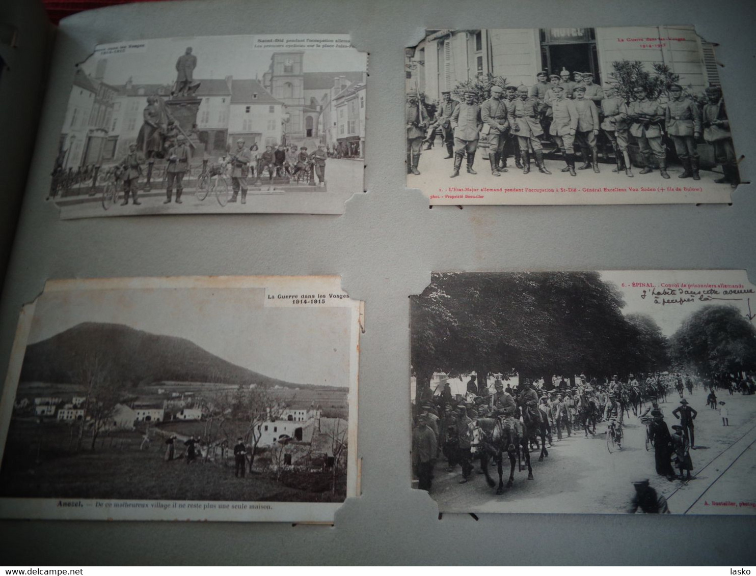 ALBUM DE CARTES ANCIENNES DE FAMILLE , FRANCE - ETRANGER - TOUTES LES CARTES SONT SCANER