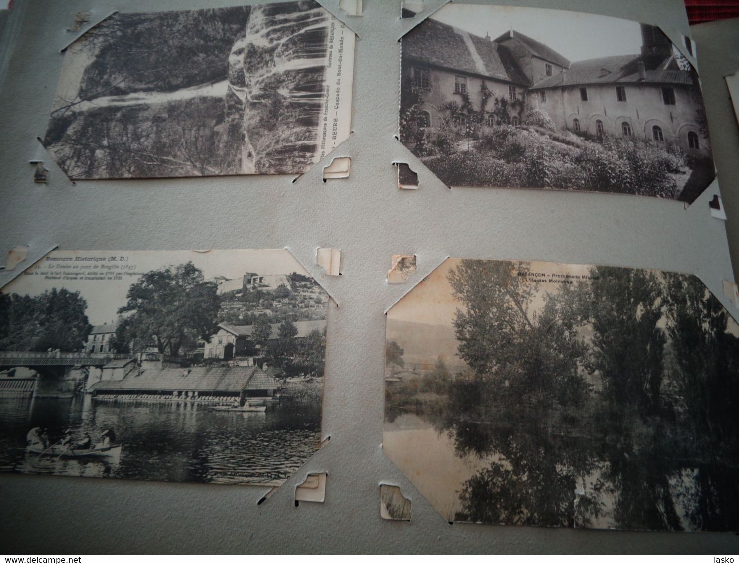 ALBUM DE CARTES ANCIENNES DE FAMILLE , FRANCE - ETRANGER - TOUTES LES CARTES SONT SCANER