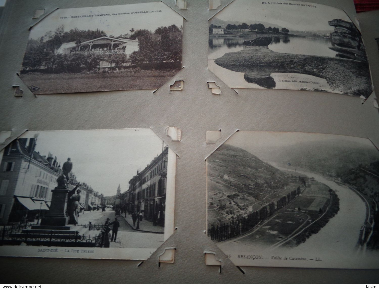 ALBUM DE CARTES ANCIENNES DE FAMILLE , FRANCE - ETRANGER - TOUTES LES CARTES SONT SCANER