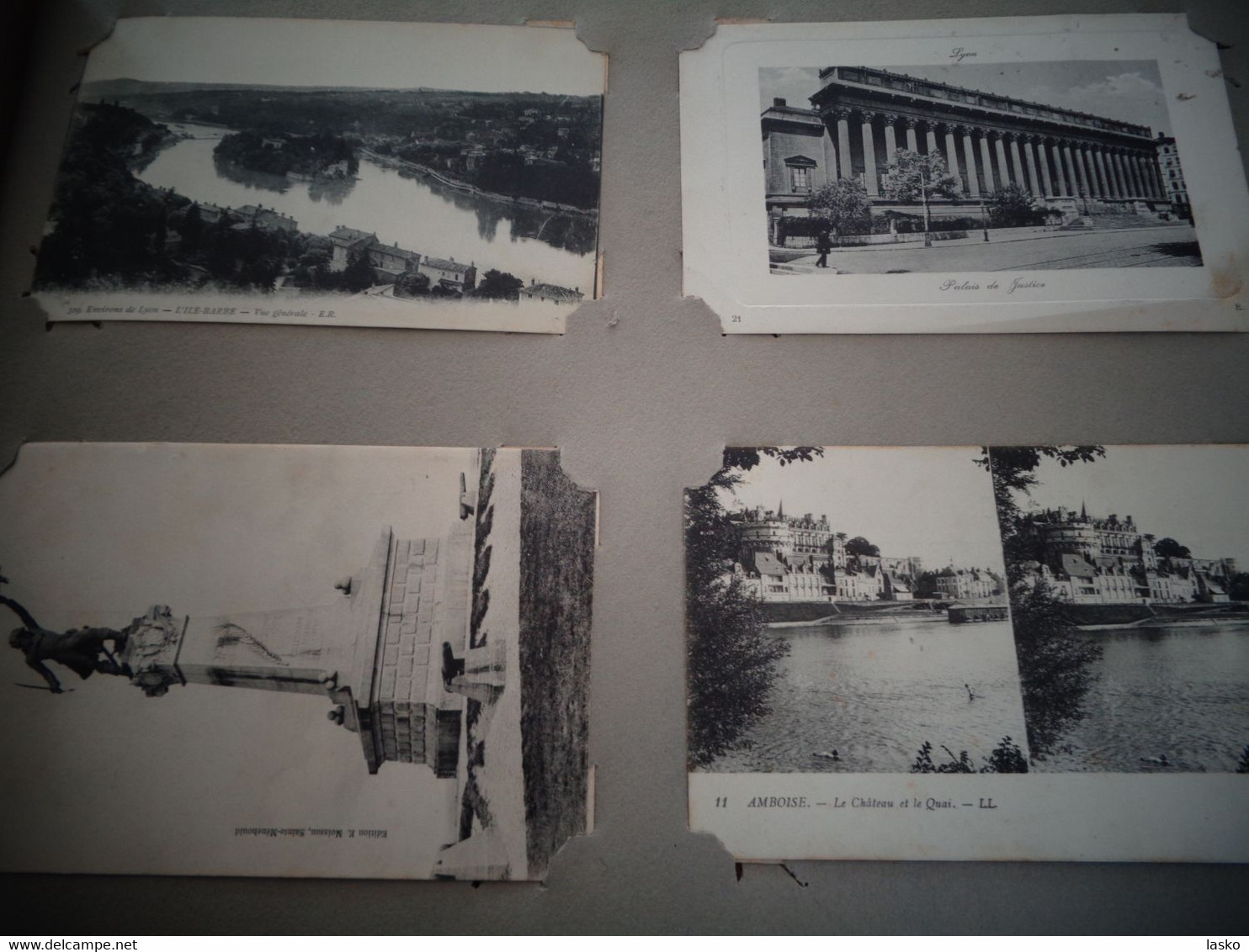 ALBUM DE CARTES ANCIENNES DE FAMILLE , FRANCE - ETRANGER - TOUTES LES CARTES SONT SCANER