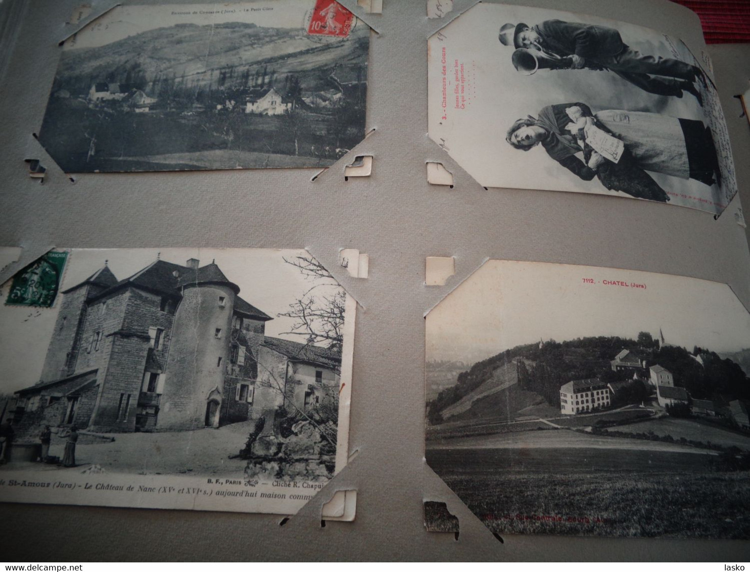 ALBUM DE CARTES ANCIENNES DE FAMILLE , FRANCE - ETRANGER - TOUTES LES CARTES SONT SCANER