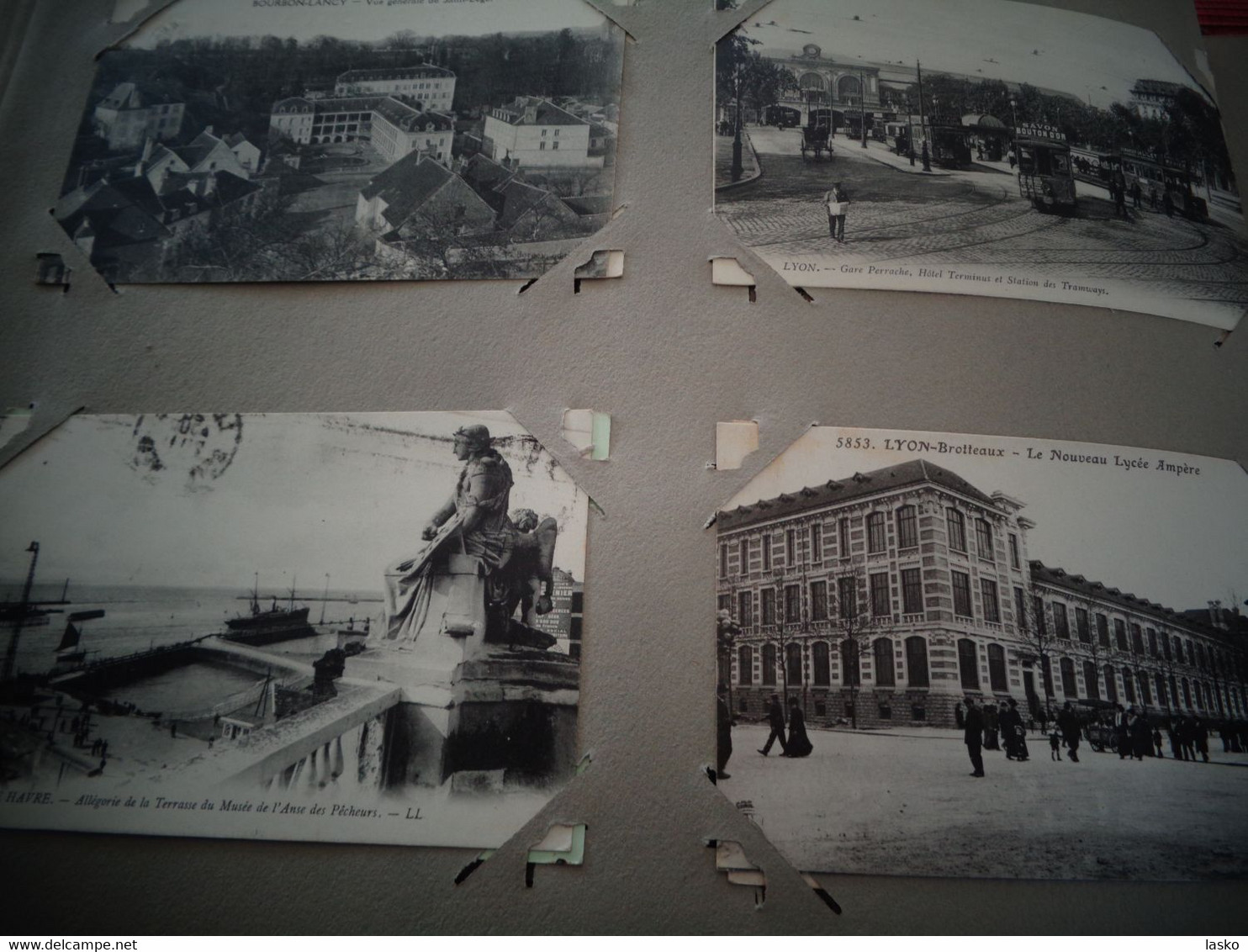 ALBUM DE CARTES ANCIENNES DE FAMILLE , FRANCE - ETRANGER - TOUTES LES CARTES SONT SCANER