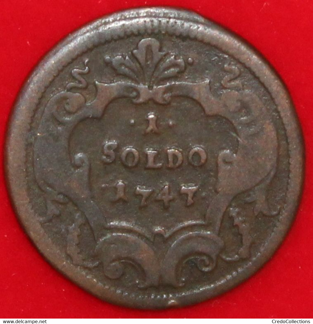 1 Soldo 1747, KM9, Gorizia, TB+ - Gorizien